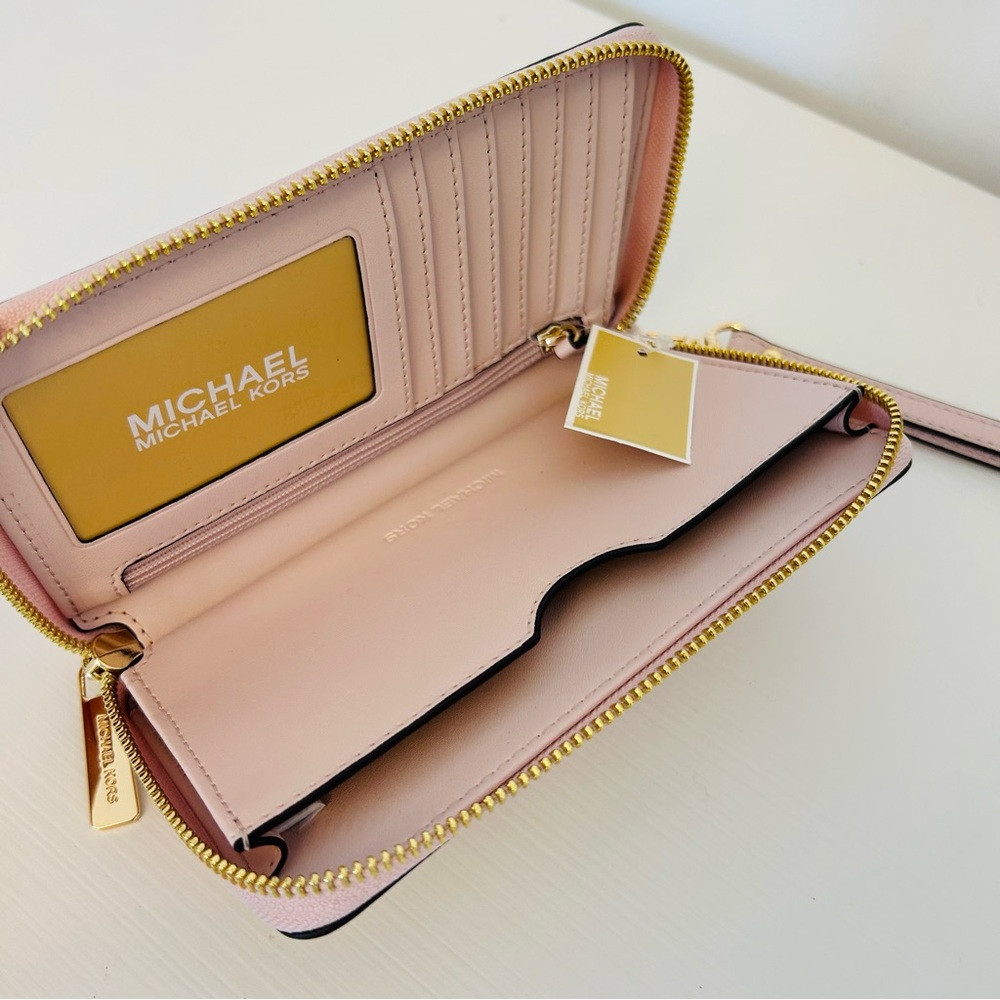 Michael Kors wallet phone case powder blush new - Picture 3 of 4